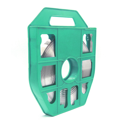 201/304/316 Pièces de fixation réglables en longueur, bandes en acier inoxydable en bleu