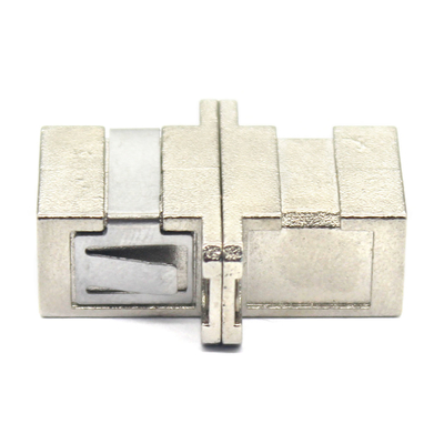 Adaptateur à fibre optique métallique Sc Upc Simplex à fibre avec bride pour réseau FTTH FTTxFTTB