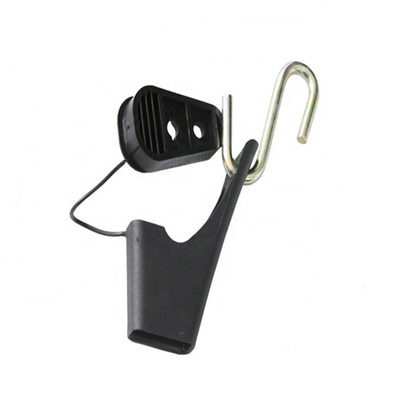 Clampe de tension d'isolation en acier inoxydable de 80*30 mm pour câble à goutte en fibre optique extérieure
