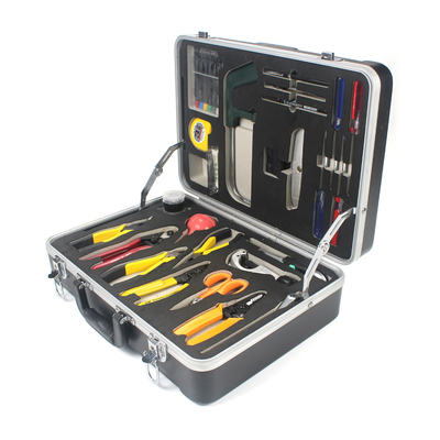 Matériau ABS lourd OEM FTTH Kit d'outils de montage en fibre optique pour FTTA FTTB FTTH
