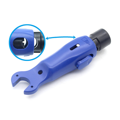 Cable bleu de qualité industrielle CABLECON Coupe à bande isolante pour câble coaxial RG59 RG6
