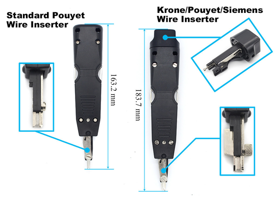 Matériau de la carrosserie ABS STG Type Pouyet Insert IDC Termination Punch Down Outil de qualité industrielle