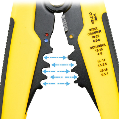 Support personnalisé OEM 8 pouces Coupeur de câble de cuivre Crimper Outil Stripper de fil d'acier