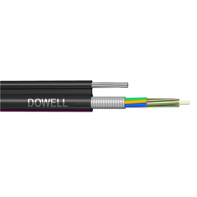 Multimode ADSS 48 câble à fibre optique à noyau PE enveloppe avec noir