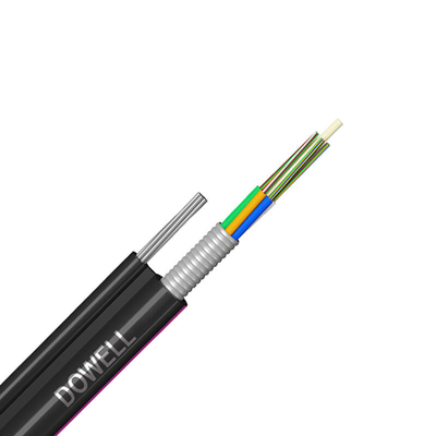Multimode ADSS 48 câble à fibre optique à noyau PE enveloppe avec noir
