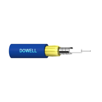 Cable à fibre optique FTTH simple 1 cœur intérieur avec enveloppe en PVC LSZH