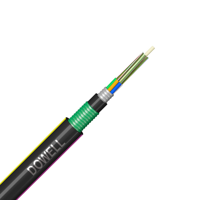 Cable à fibre optique blindé mode unique 8 cœurs Cable à fibre optique souterrain