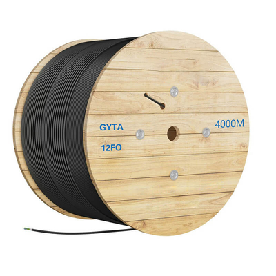 GYTA câble en fibre de fibre en chaîne à plusieurs modes tube en PE enveloppe câble de robinet en aluminium
