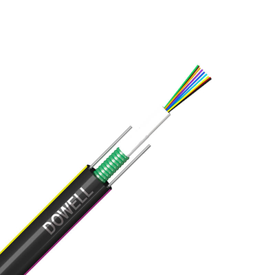 Cable en fibre optique de polyéthylène PE légèrement blindé 48 cœurs GYXTW mode unique