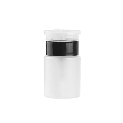 Bouteille d'alcool mini en fibre optique de type push de 60 ml, plastique anti-fuite