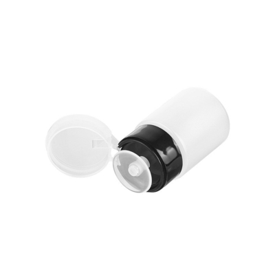 Bouteille d'alcool mini en fibre optique de type push de 60 ml, plastique anti-fuite