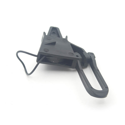 Clampe à câble extérieure à suspension simple à chute plate Clampe à câble à chute plate Manche thermoplastique