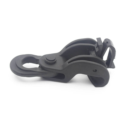 Clampe à câble en plastique noir extérieur