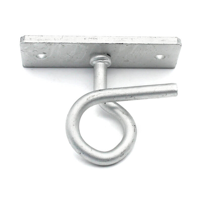 Cable FTTH à décharge, raccordement à crochet, support de pôle en alliage d'aluminium de type C