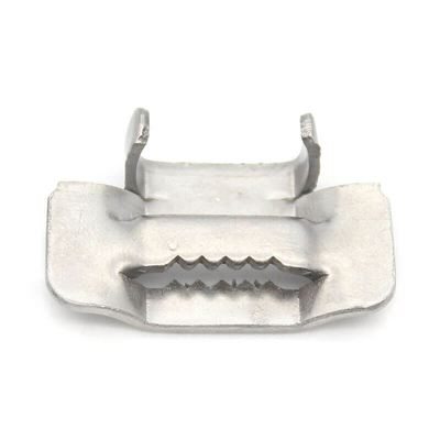 Fermeture en acier inoxydable en argent 201 304 à haute résistance à la traction
