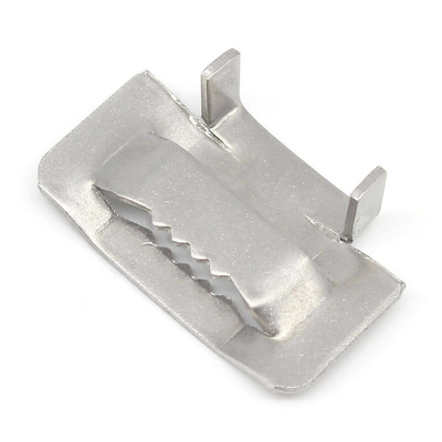 Fermeture en acier inoxydable en argent 201 304 à haute résistance à la traction