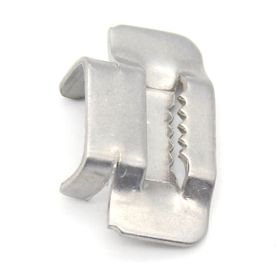 Fermeture en acier inoxydable en argent 201 304 à haute résistance à la traction