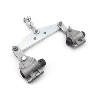 Clamp d'ancrage double ADSS à longue portée Double suspension fiable