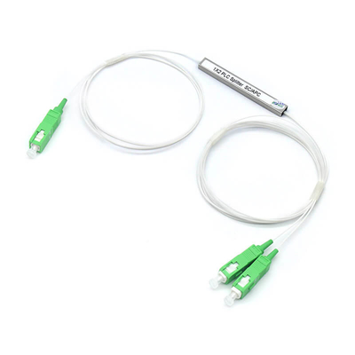 1X2 1X4 1X8 1X16 1X32 Mini type PLC Splitter avec connecteur SC UPC SC APC pour capteurs à fibre optique