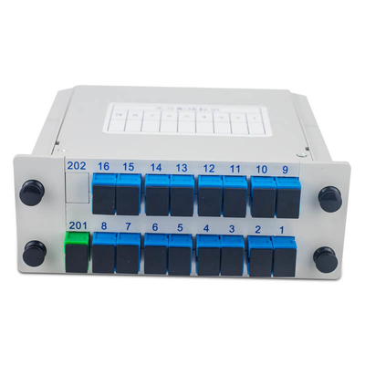 Type de cassette 1x4 séparateur optique 1x16 séparateur PLC SC APC