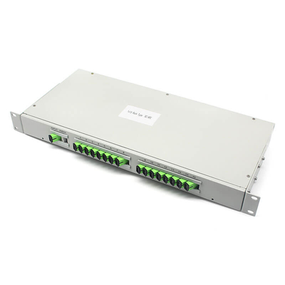 Type de rack 19 pouces 1U 2U Fibre PLC Splitter SM Système CATV