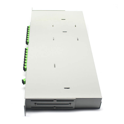 Type de rack 19 pouces 1U 2U Fibre PLC Splitter SM Système CATV