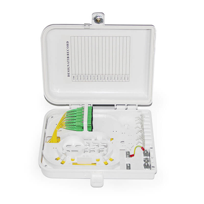 Boîte de distribution de fibres optiques FTTH 12F pour une installation murale extérieure intérieure