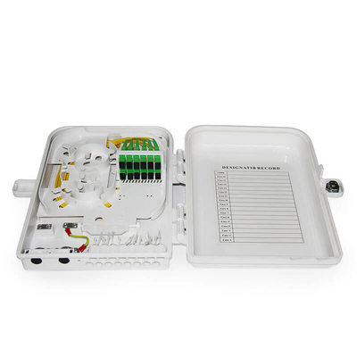 Boîte de distribution de fibres optiques FTTH 12F pour une installation murale extérieure intérieure