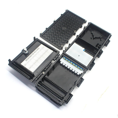 Boîte de terminaison en fibre optique non ignifuge ABS 16 cœurs Niveau de protection (IP68)