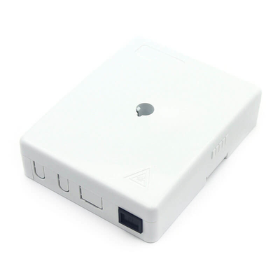 Socket de fibre de mur intérieur blanc Sortie Socket de mur de câble optique