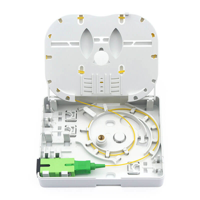 Socket de fibre de mur intérieur blanc Sortie Socket de mur de câble optique
