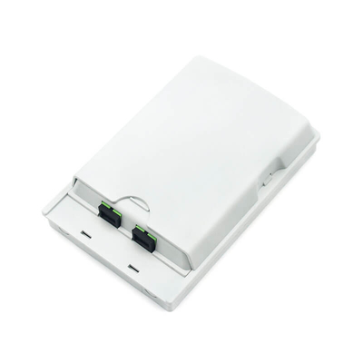 2 ports FTTH boîte murale sortie optique intérieure avec adaptateurs SC Simplex LC Duplex
