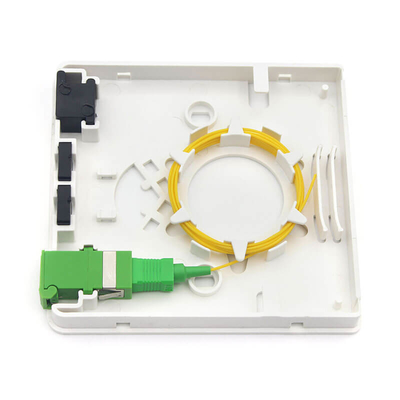 2 cœurs 4 cœurs Socket de terminal en fibre optique ABS plastique pour FTTH