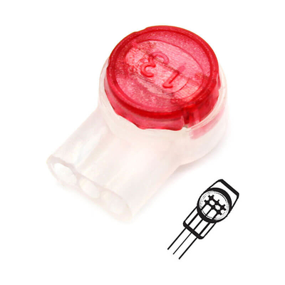 19-26AWG Connecteur UR2 rouge