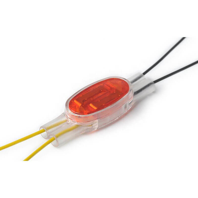 Gel rouge 19-24 AWG  connecteur de cul rempli pour l'application de câble PIC