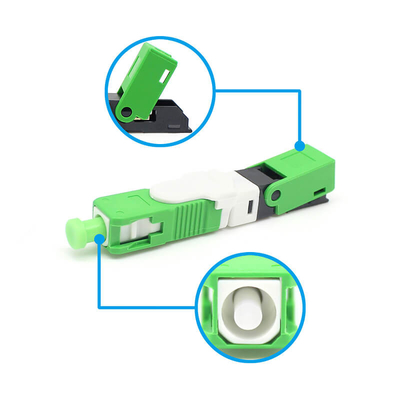 Connecteur de montage de champ optique en fibre optique SC/APC pré-intégré