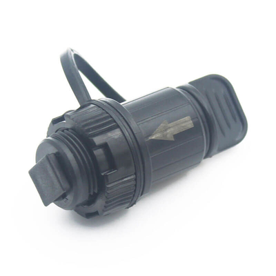 Connecteur en fibre optique imperméable à l'eau extérieur résistant à la corrosion IP67