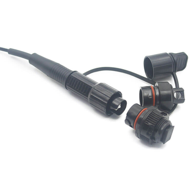 Connecteur en fibre optique imperméable à l'eau extérieur résistant à la corrosion IP67
