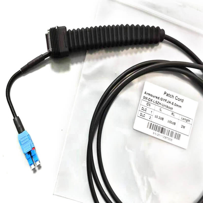 SM MM Connecteur à fibre optique étanche Duplex LC UPC NSN Boot