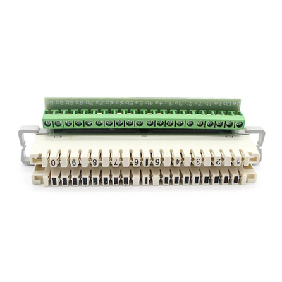 Module LSA intérieur KRONE Idc avec terminal à vis vert flexible