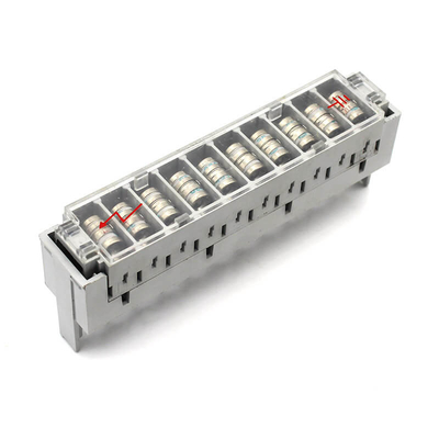 Modules d'interface de bloc de bornes ABS PBT pour le blocage de tubes à gaz à trois pôles