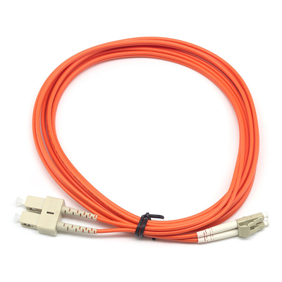 Cordon de patch en fibre optique duplex à haute performance LC PC à SC PC