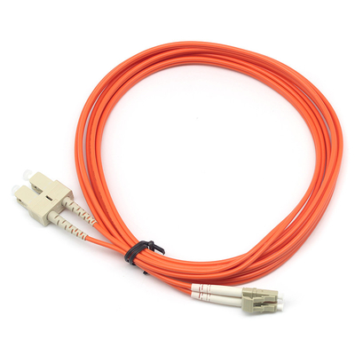 Cordon de patch en fibre optique duplex à haute performance LC PC à SC PC