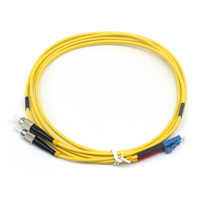 LSZH 3,0 mm St Lc câble à fibre 2,0 mm Duplex LC UPC à FC UPC SM