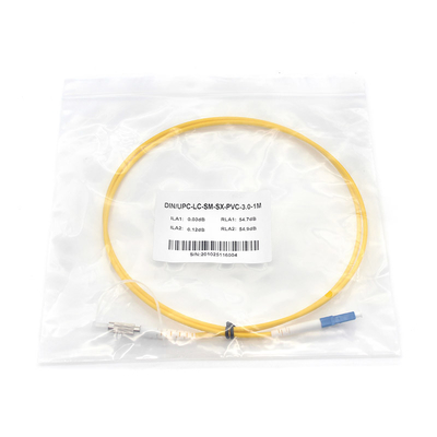 Cable à fibre OM3 à haute vitesse à mode unique, câble LC duplex de 3,0 mm, Mpo à LC