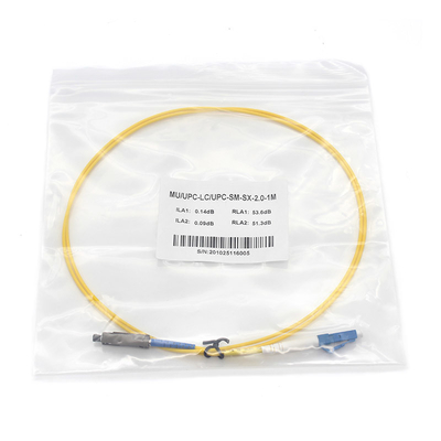 LSZH PVC Om4 câble de patch Multimode fibre de patch conduit 0,9 mm 2,0 mm 3,0 mm
