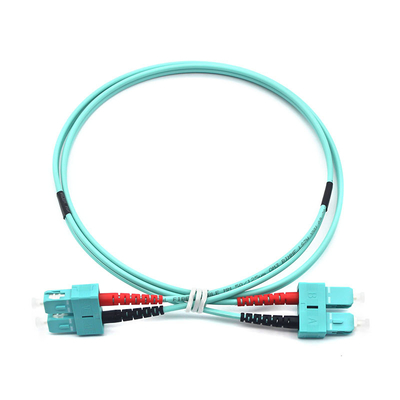 LSZH Double câble à fibre optique SC PC à SC PC OM3 Multimode