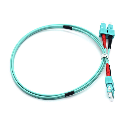 LSZH Double câble à fibre optique SC PC à SC PC OM3 Multimode