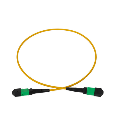 12F MPO patch cord 3mm LSZH Out Jacket PVC OFNR Pour le réseau extérieur