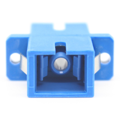 Connecteur à fibre optique imperméable FTTH SC UPC Adaptateur Simplex Avec Flange